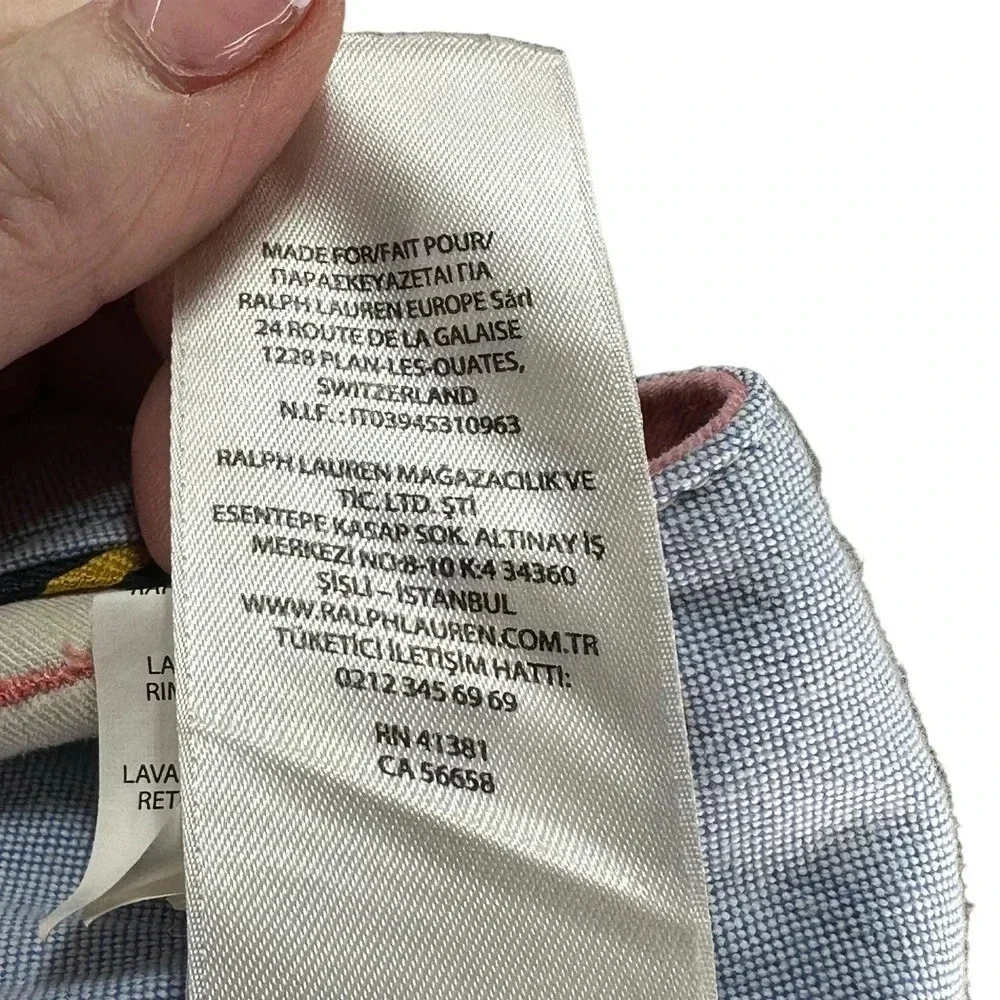 Polo Ralph Lauren measurements inseam